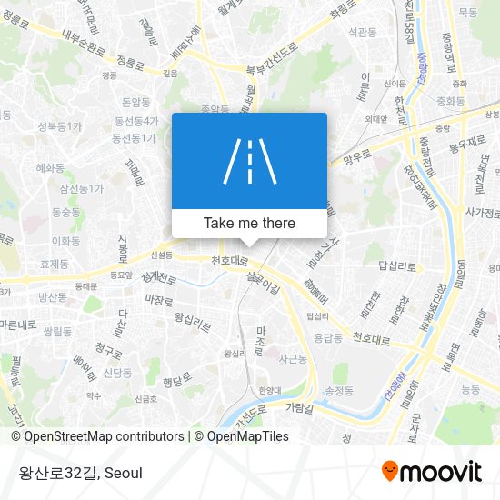 왕산로32길 map