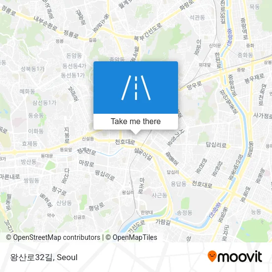 왕산로32길 map