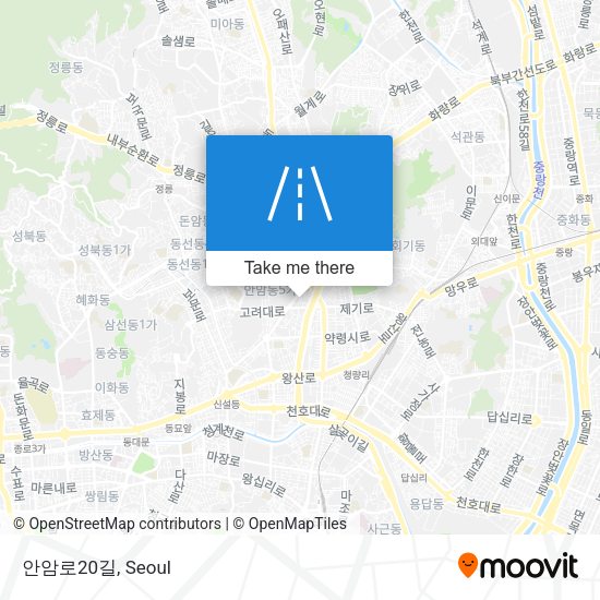 안암로20길 map