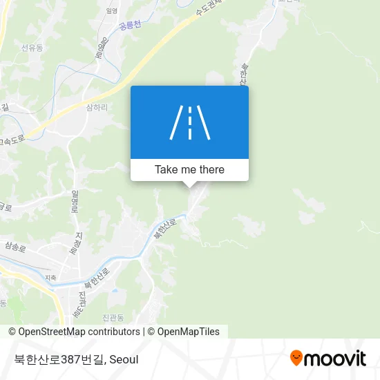 북한산로387번길 map