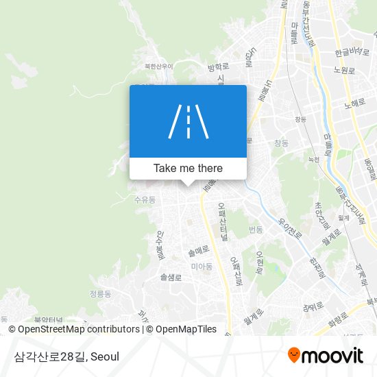 삼각산로28길 map