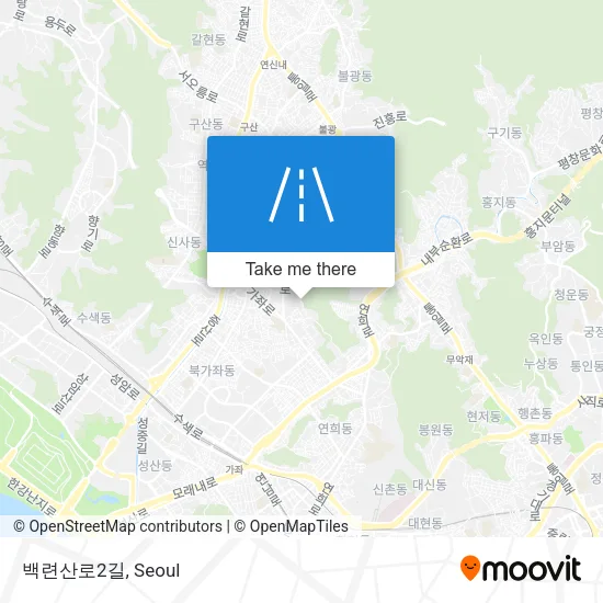 백련산로2길 map
