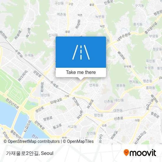 가재울로2안길 map