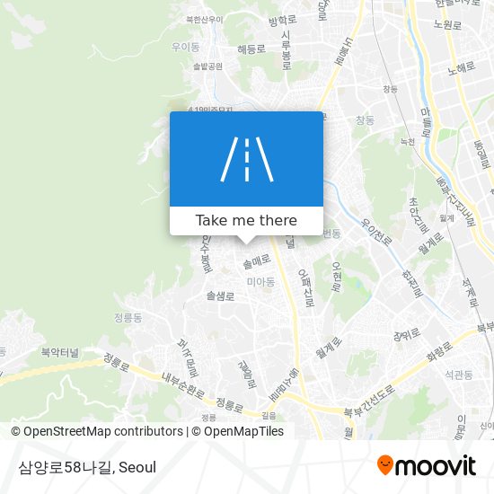 삼양로58나길 map