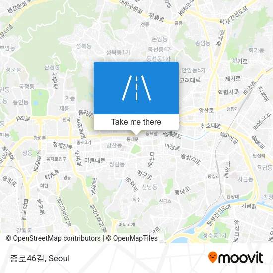 종로46길 map