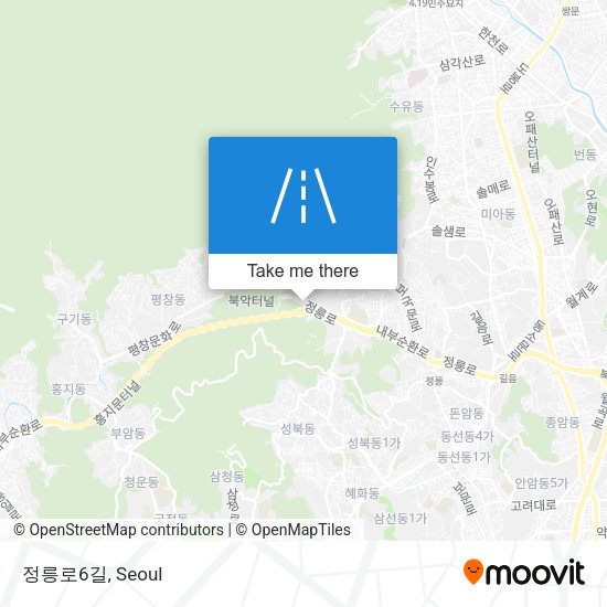 정릉로6길 map