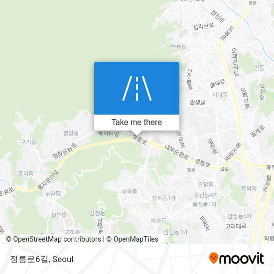 정릉로6길 map