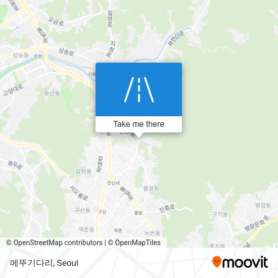 메뚜기다리 map