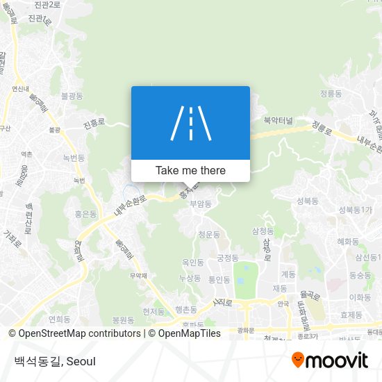 백석동길 map