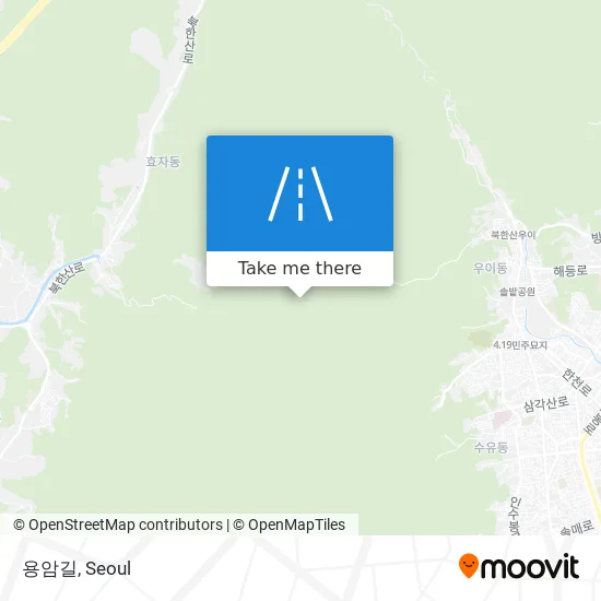 용암길 map