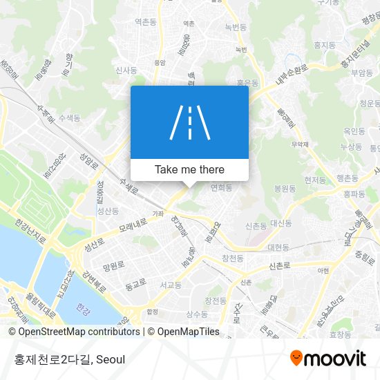 홍제천로2다길 map