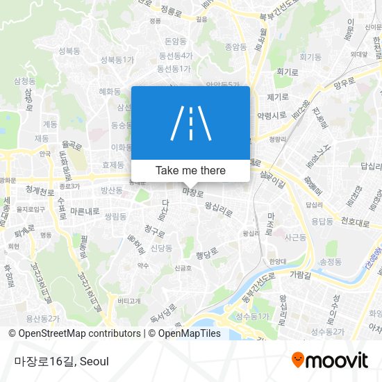 마장로16길 map