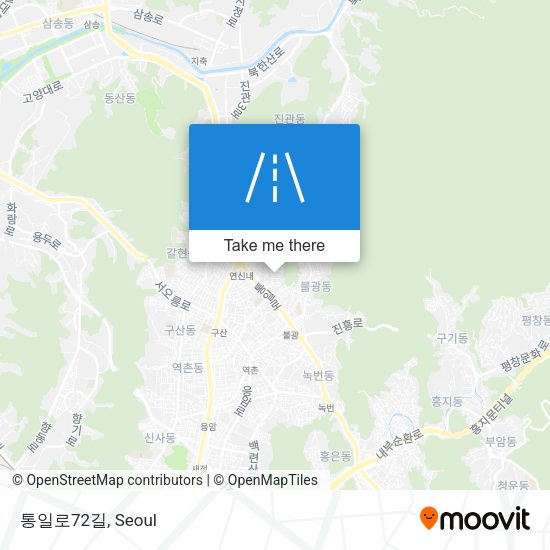 통일로72길 map