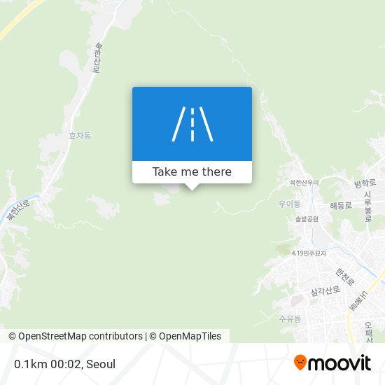 0.1km 00:02 map