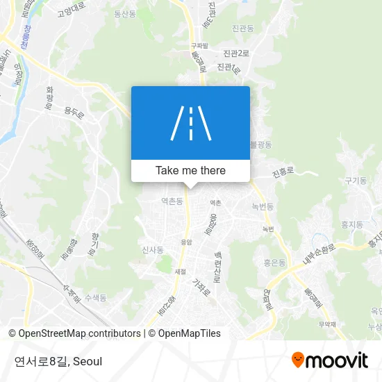 연서로8길 map