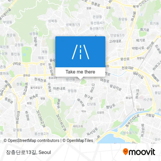 장충단로13길 map