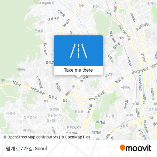 월계로7가길 map