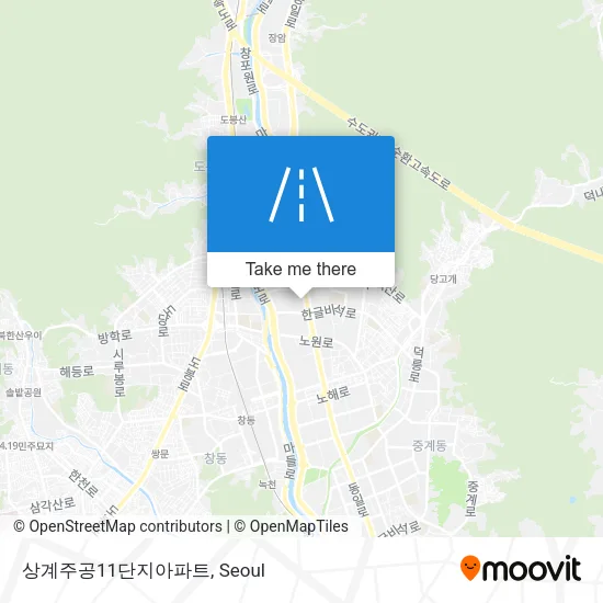 상계주공11단지아파트 map
