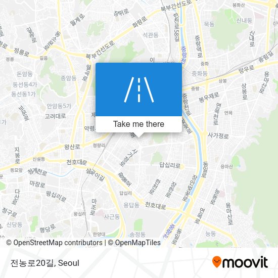 전농로20길 map