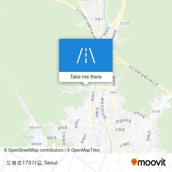도봉로173가길 map