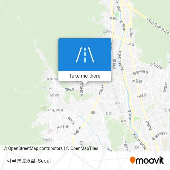 시루봉로6길 map