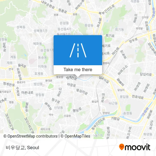 비우당교 map