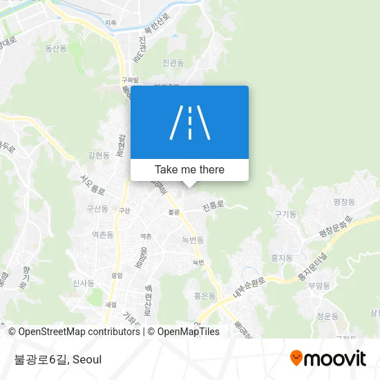불광로6길 map