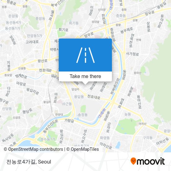 전농로4가길 map