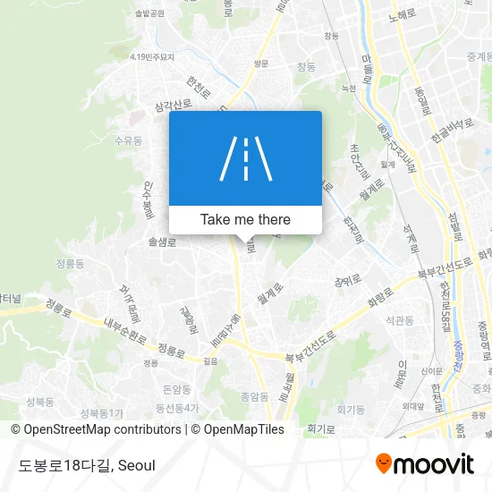 도봉로18다길 map