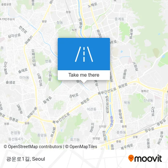 광운로1길 map