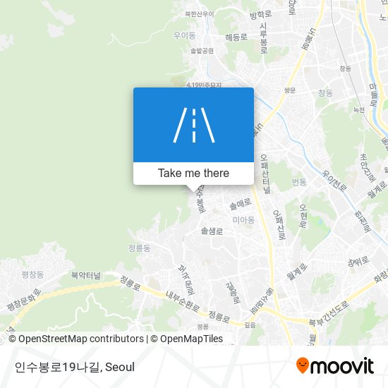 인수봉로19나길 map