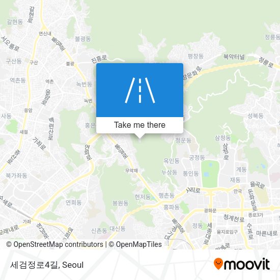 세검정로4길 map