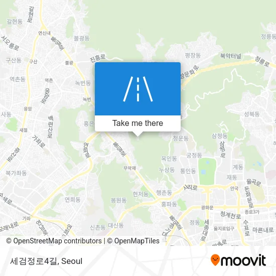 세검정로4길 map