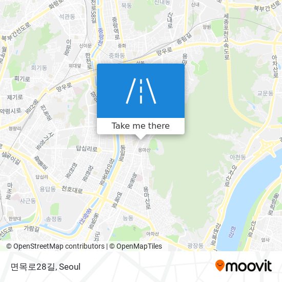 면목로28길 map