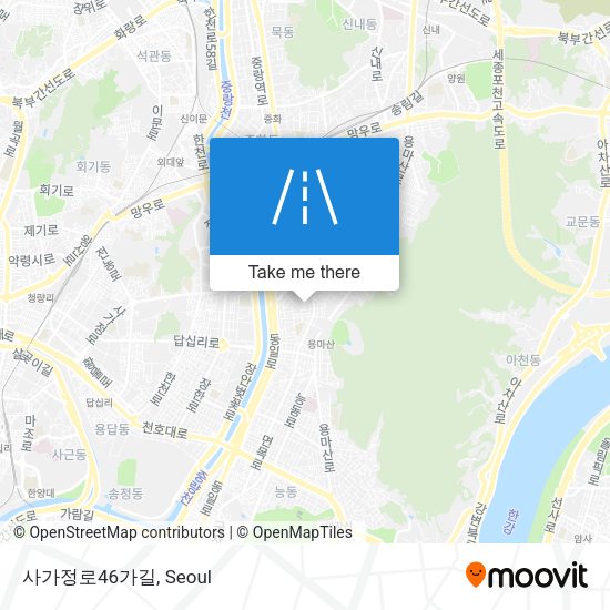 사가정로46가길 map
