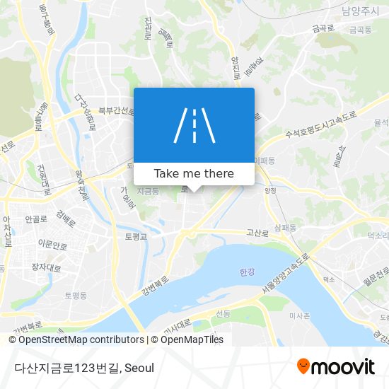 다산지금로123번길 map