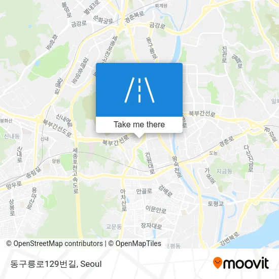 동구릉로129번길 map