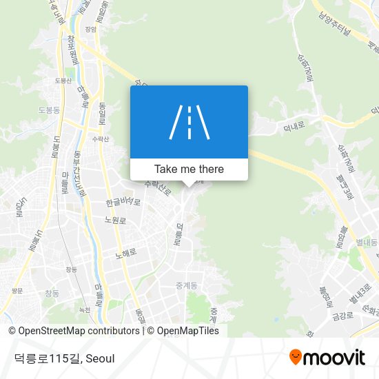 덕릉로115길 map