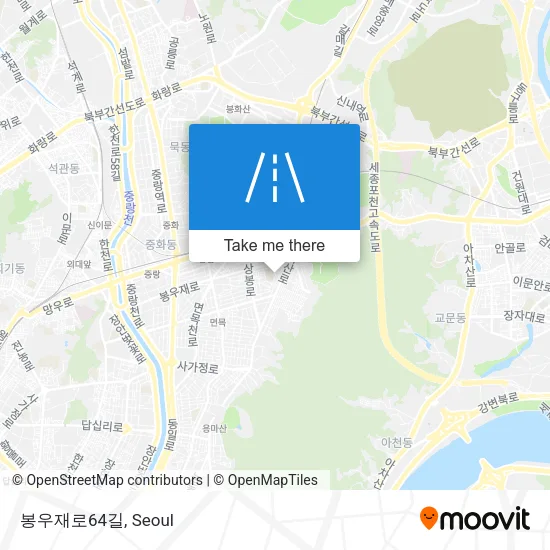 봉우재로64길 map