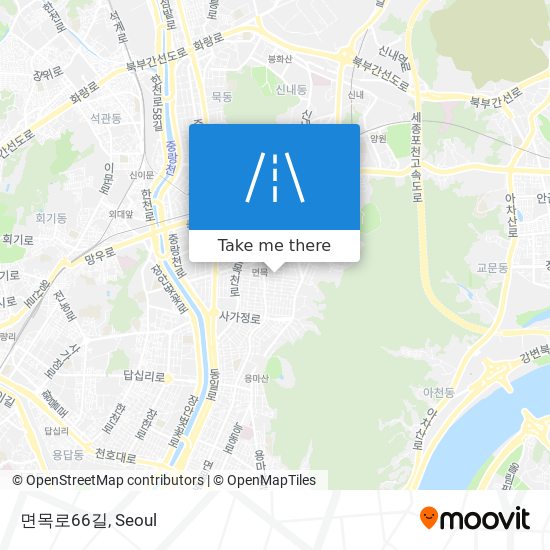 면목로66길 map