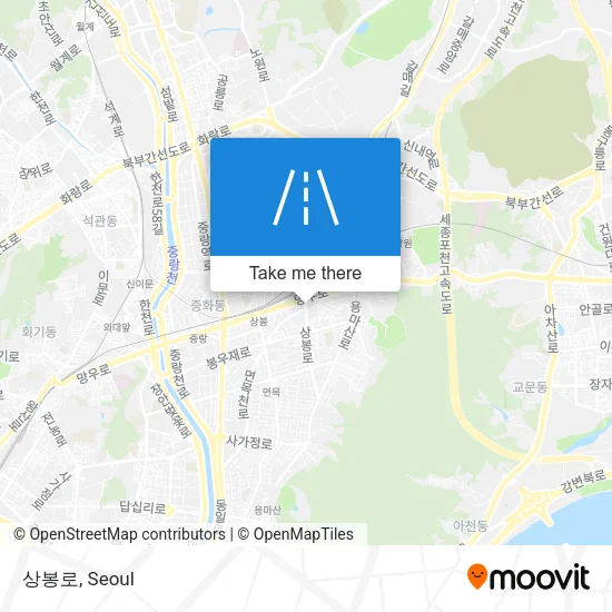 상봉로 map
