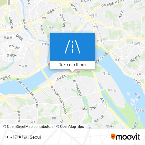 미사강변교 map