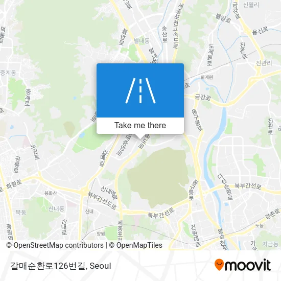 갈매순환로126번길 map