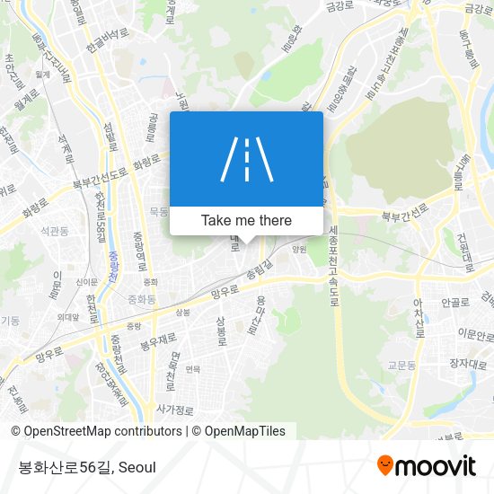 봉화산로56길 map