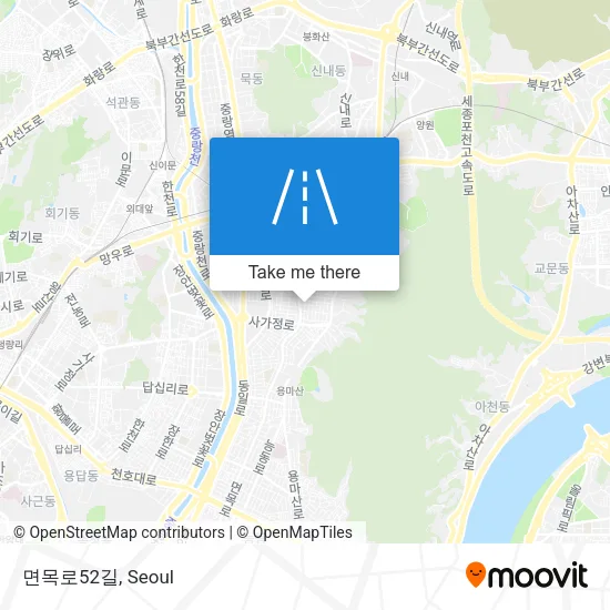 면목로52길 map