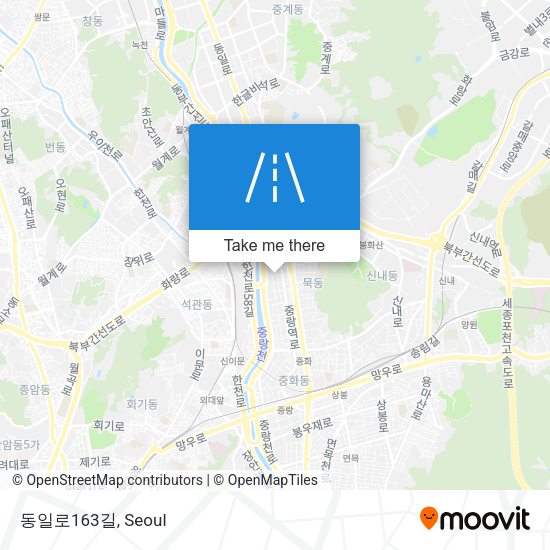 동일로163길 map