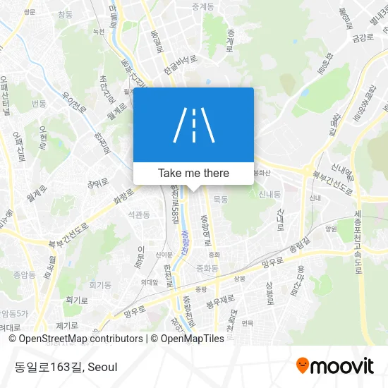 동일로163길 map