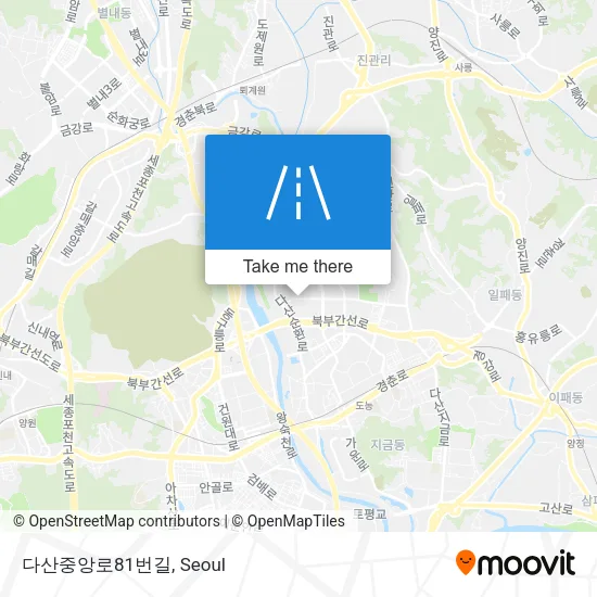 다산중앙로81번길 map