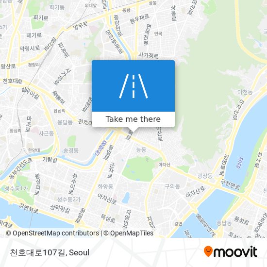 천호대로107길 map