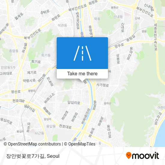 장안벚꽃로7가길 map
